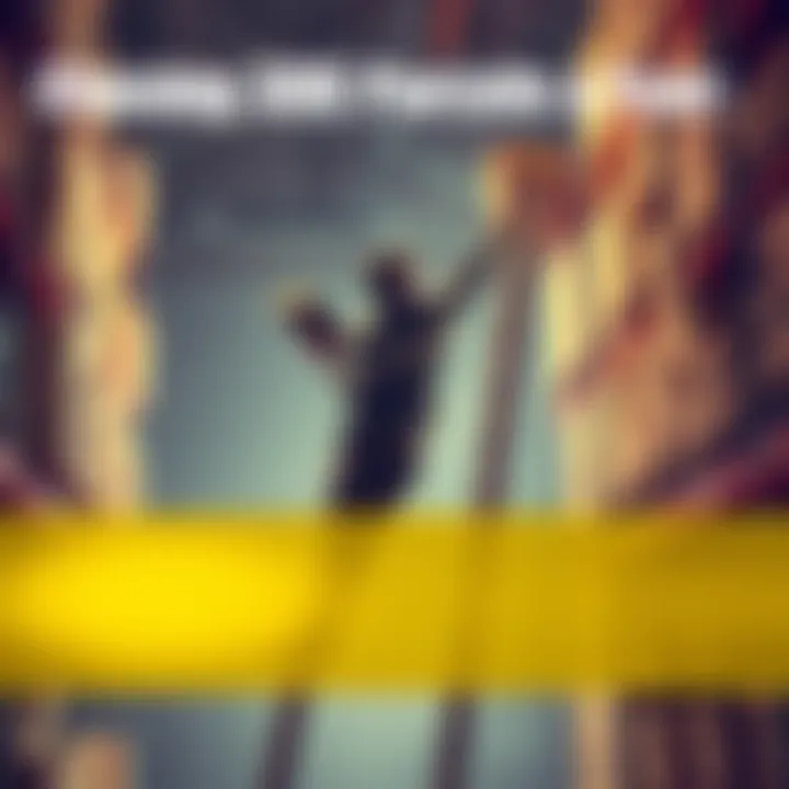 A person using a ladder to reach parcels on a high shelf while holding an atlas explorer in hand