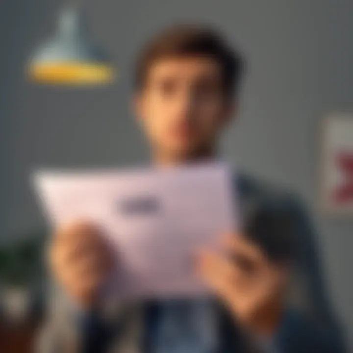 Person holding a 1099 form Individual looking concerned while holding a blank 1099 tax form and a phone, suggesting they need help with their taxes