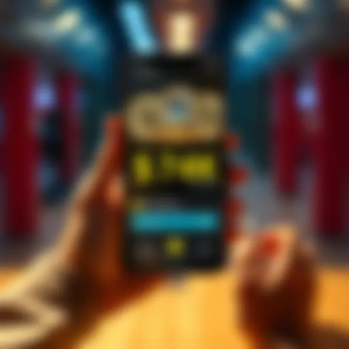 Individual with a smartphone showing a Bitcoin wallet balance after unlocking a recovery password