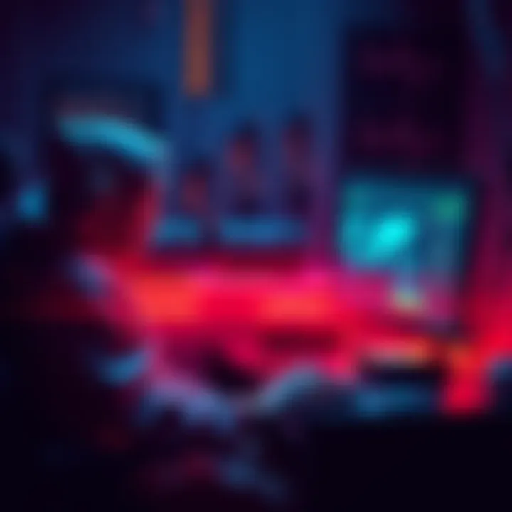 Individual sitting at computer with mining software open, showing no shares generated on P2Pool Nano
