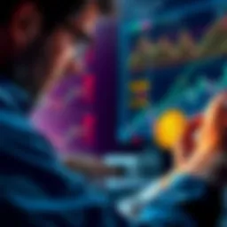 Individual looking at Bitcoin charts and notes, contemplating future investments after FTX crash.