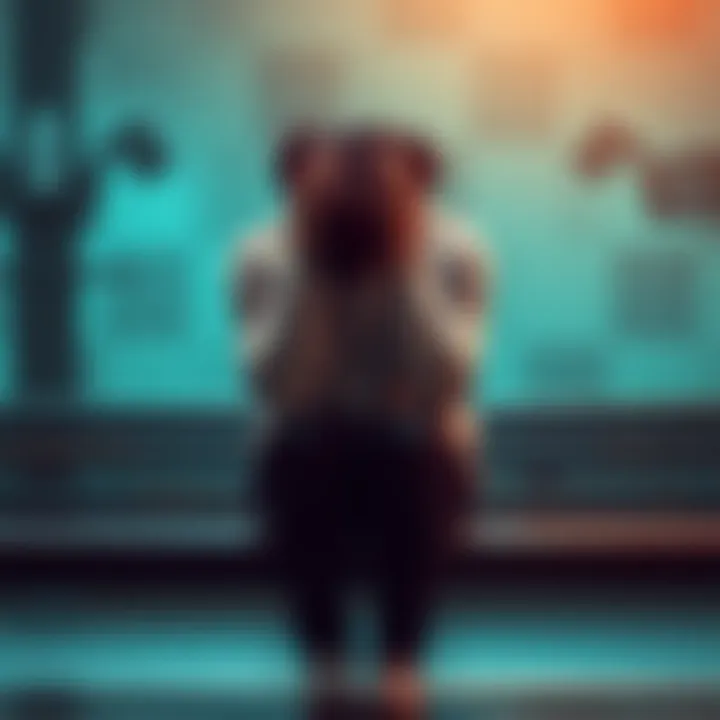 A person sitting on a bench, holding their head in their hands, looking stressed and overwhelmed, indicating discomfort and pain in their life experiences.