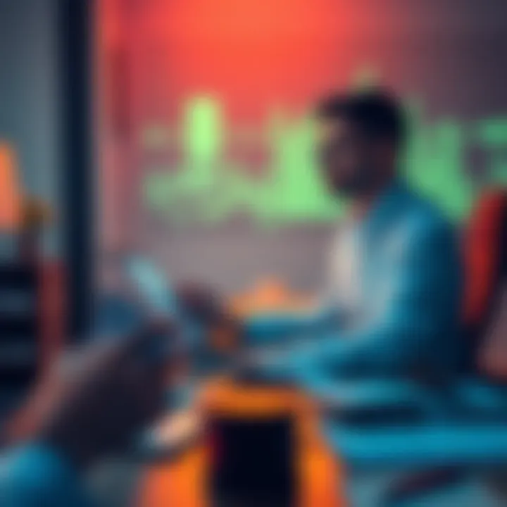 A person sitting at a desk with a laptop, reviewing financial documents and digital assets, contemplating self-custody in finance.