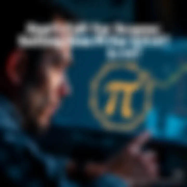 A person looking at a computer screen with a confused expression, questioning the legitimacy of a scam selling one pi for a high price.
