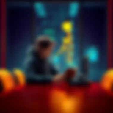 A person sitting alone at a table, looking worried while holding a cold wallet. They seem deep in thought about their lost Bitcoin.