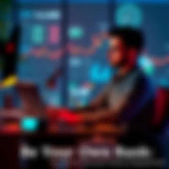 A person sitting at a desk with a laptop, analyzing financial data and planning personal budget.