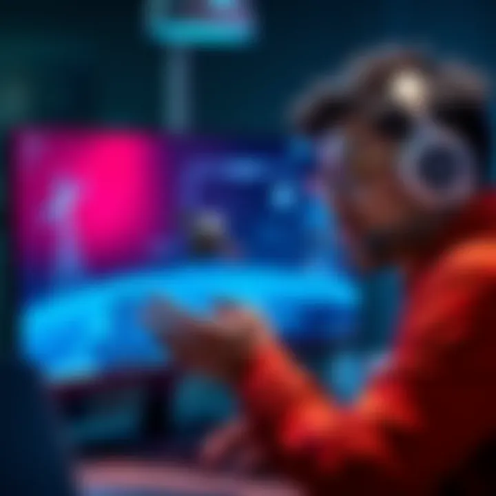 A developer showcases a prototype of a personal satellite interface on a computer screen, emphasizing accessibility of satellite technology.