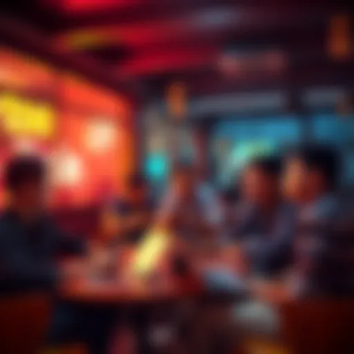 Pi Coin Buyers in the Philippines A group of people discussing the sale of Pi coins in a casual setting, with laptops and smartphones visible.