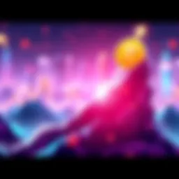 Pi Coin Growth Projection Illustration of a rising graph with Pi Coin symbol and dollar signs, showing potential growth in value by 2026