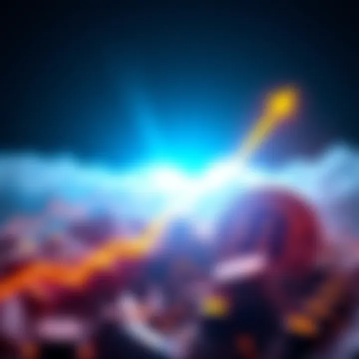 Pi Currency logo with an upward graph showing its rise on CoinGecko