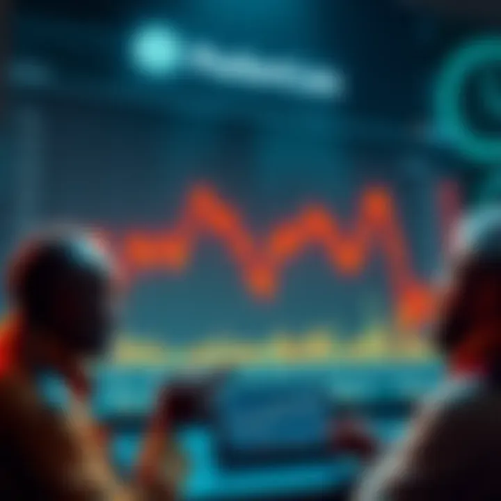 PissFartCoin Price Drop A chart showing a significant decline in the value of PissFartCoin, with worried investors observing