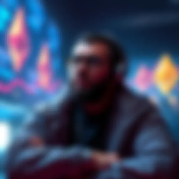 Bitcoiner PlanB making a statement about Ethereum's centralization in a crypto discussion