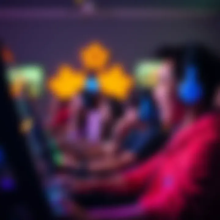 A player engaged in a vibrant video game, highlighting enjoyment and gameplay over monetary aspects.