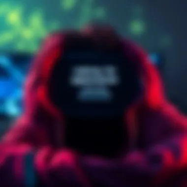 A frustrated gamer staring at a 'looking for opponent' screen on their game console or PC, showing loading symbols and a static image.