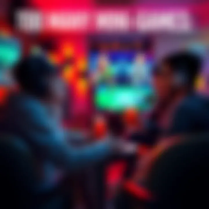 A group of players sharing their thoughts on mini-games while enjoying snacks and drinks at a cozy gaming setup.