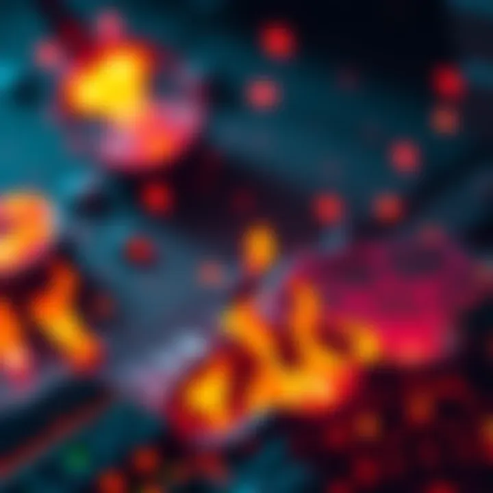 Visual representation of Polygon's network achievements, highlighting the burning of 3 million POL in fees with flames and digital graphics.