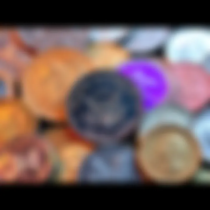 A collection of various non-bullion U.S. coins displaying different designs and styles