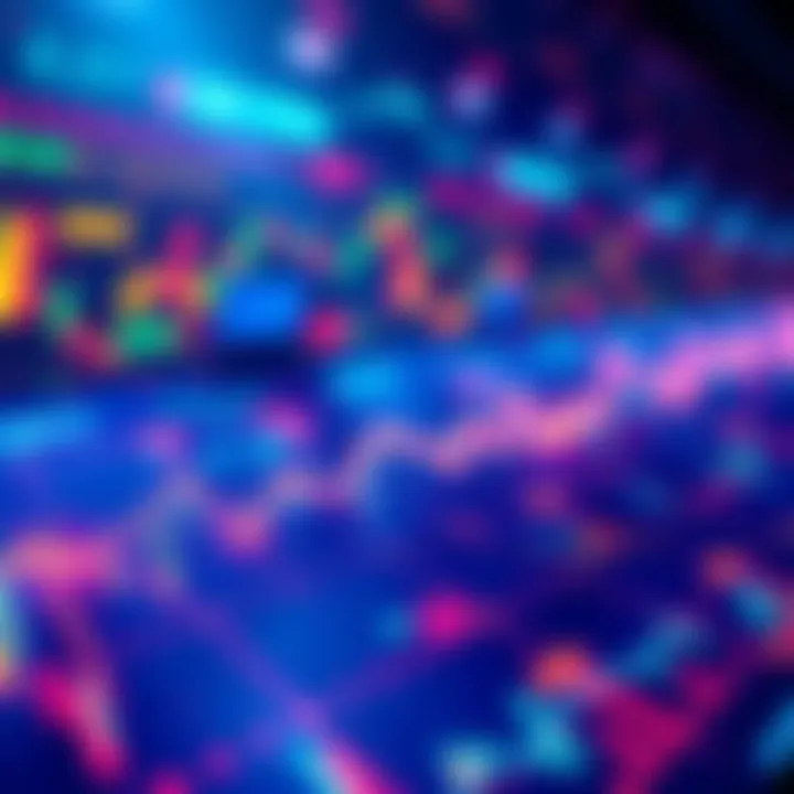 Prediction Markets on Solana A digital representation of the Solana blockchain with graphs showing fast trades and low fees in prediction markets