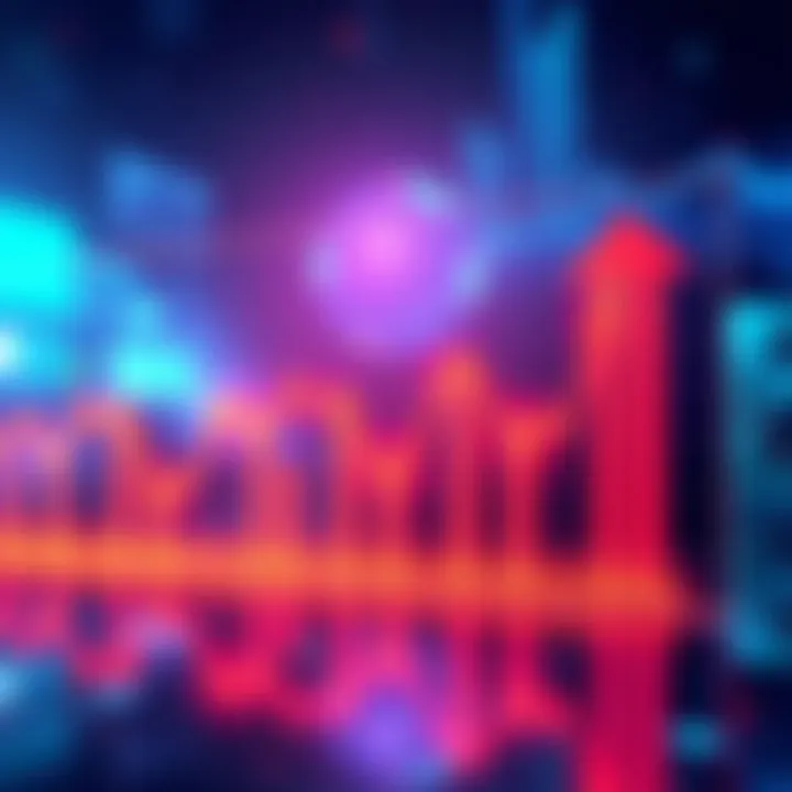 Illustration showing a stock chart with declining values, symbolizing price dilution impacting investors and market trends.