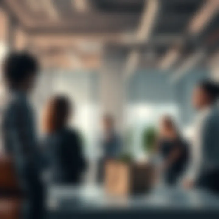 A group of people discussing private property in a modern office setting, highlighting the importance of ownership during chaotic times.