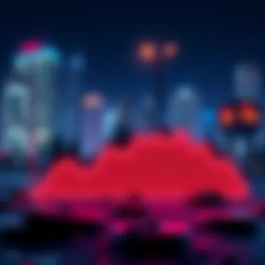 A line graph illustrating the downward trend of a project's value over several years, indicating a significant decline.