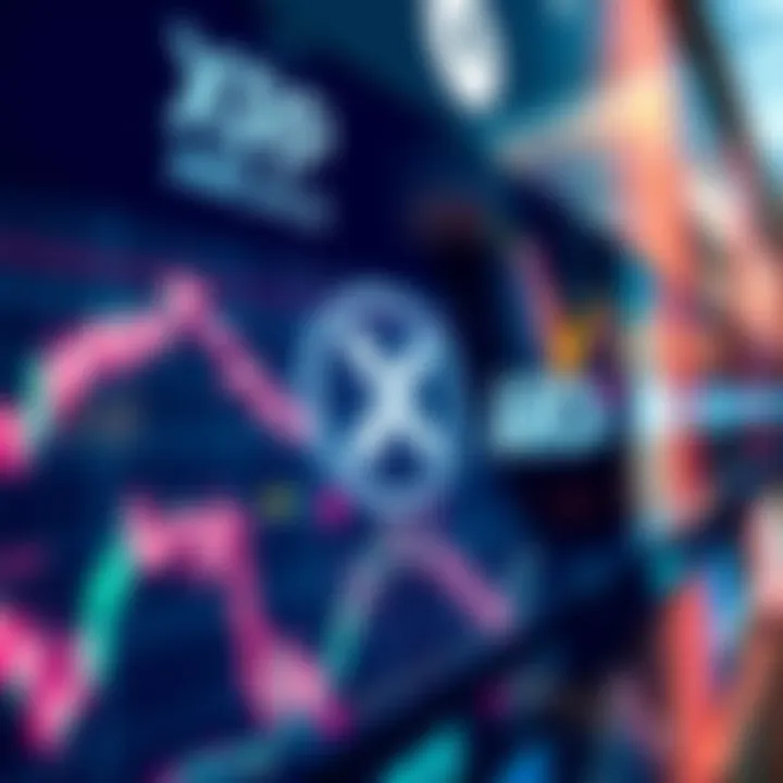 The ProShares Ultra XRP ETF symbol on a digital stock exchange screen, indicating its new listing on NYSE Arca