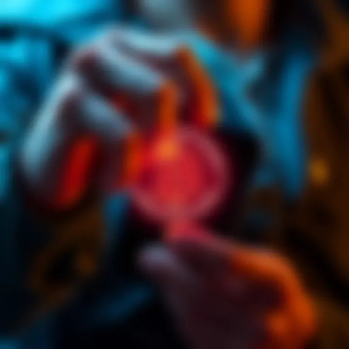 A person securing their Bitcoin wallet with a lock symbol, showing a sense of safety in crypto transactions