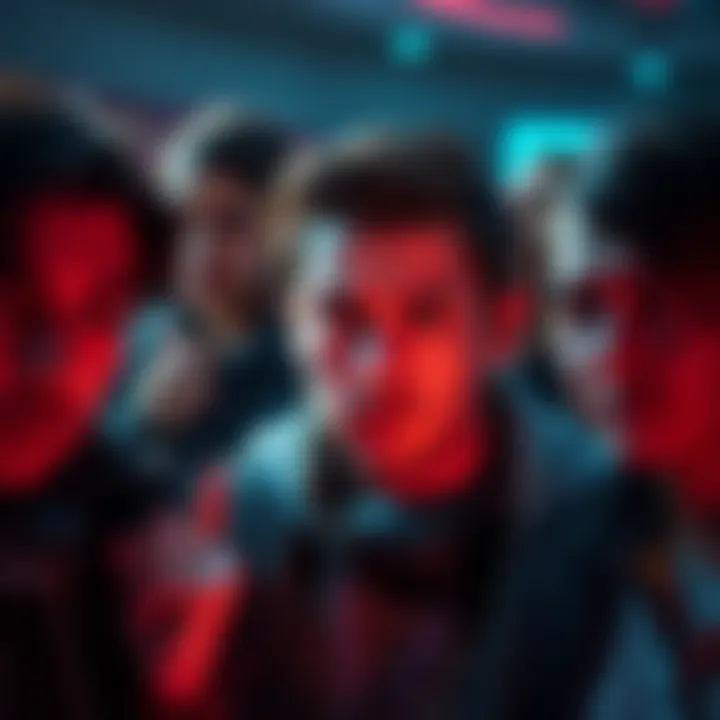 Community members expressing frustration over delayed $QANX audits with concerned looks on their faces