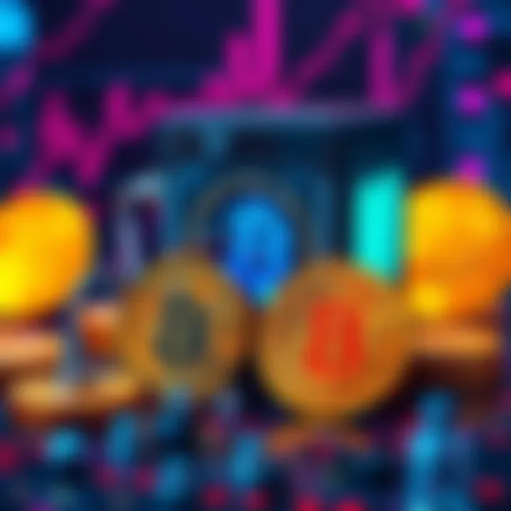 Quantum Computing and Bitcoin A visual representation of quantum computing's impact on Bitcoin, showing a quantum computer beside Bitcoin symbols, illustrating potential threats to Bitcoin's security.