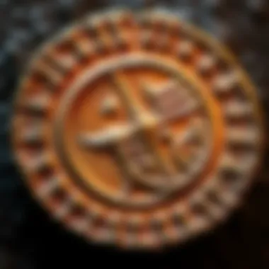Rare Early EL hemihekte coin A close-up of the Early EL hemihekte coin featuring intricate designs from ancient Ionia.