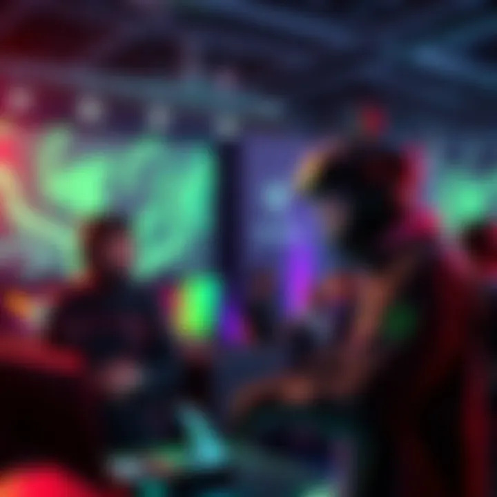 Razer and Akash representatives showcasing the new AI Kit for gaming at an event
