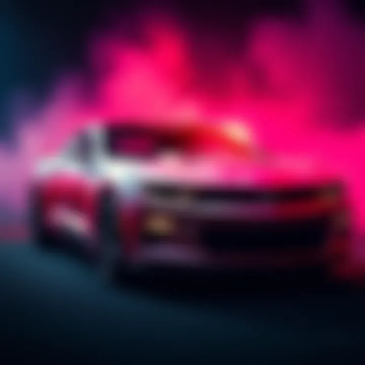 A rebuilt or salvage title car showcased for potential buyers on Bring a Trailer, highlighting its unique features and condition.