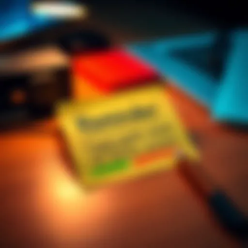 A close-up of a sticky note on a desk with important words highlighted, symbolizing the importance of reminders for better decision-making.