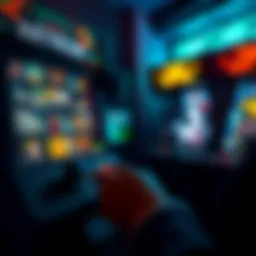 A person using a gaming console to delete games from their arcade library