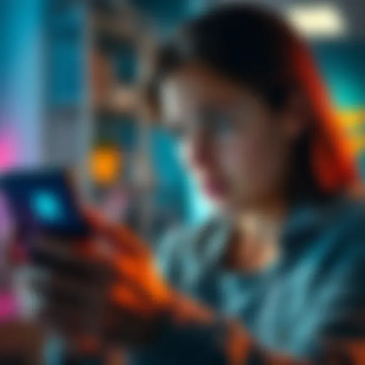 A person looking worried while checking their phone, with a Revolut logo visible on the screen, symbolizing challenges in crypto transactions.