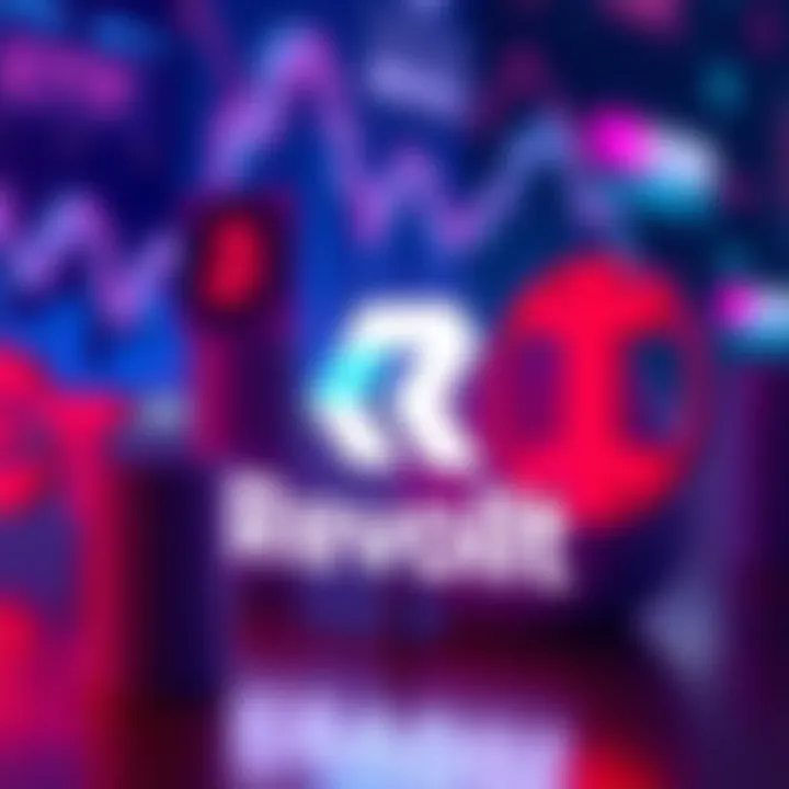 Revolut Logo with ETF Symbols Revolut logo next to symbols representing exchange-traded funds, indicating potential ETF offerings