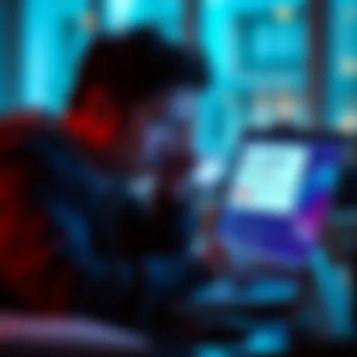 A frustrated person looks at their laptop with a Revolut account closure notification on the screen, symbolizing banking issues.