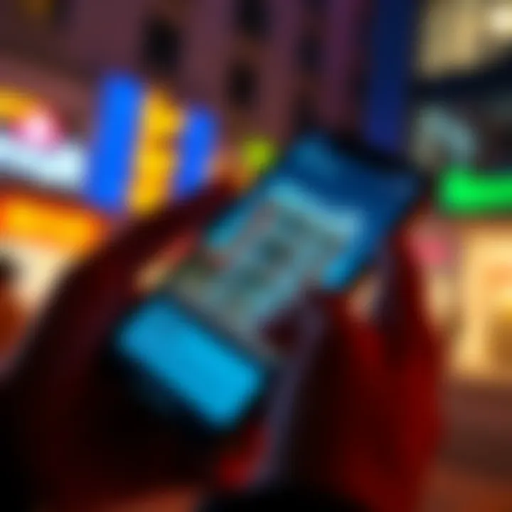 A person holding a smartphone displaying the Revolut app, contemplating financial decisions after selling an apartment.