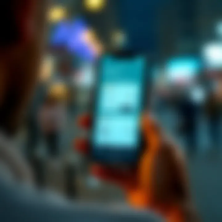 Revolut App on Smartphone A person holding a smartphone displaying the Revolut app interface with a focus on a money transfer screen