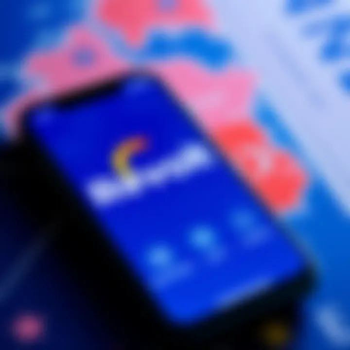 Close-up of a smartphone screen displaying the Revolut app with cross-border transaction icons and a map of Turkey in the background.