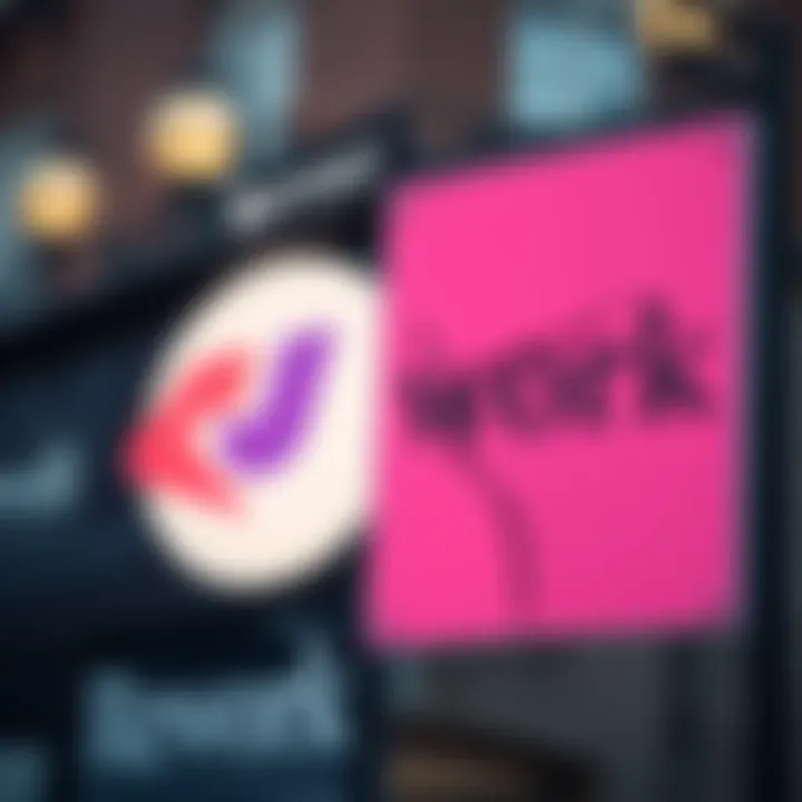 Revolut logo next to a broken WeWork sign, symbolizing the end of the benefit for users in Paris