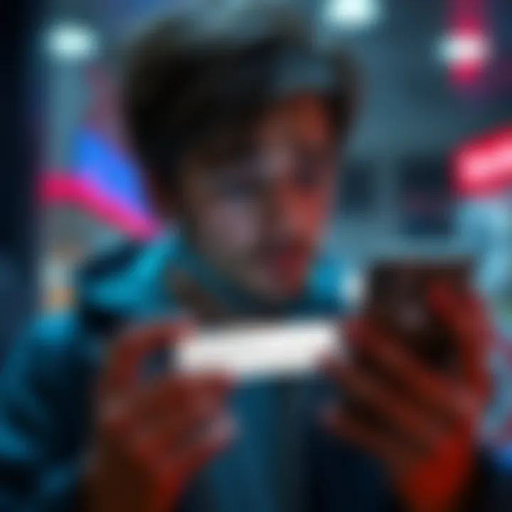 A frustrated Revolut user looks at their phone with a sad expression, showing a notification about lost funds in a digital wallet.