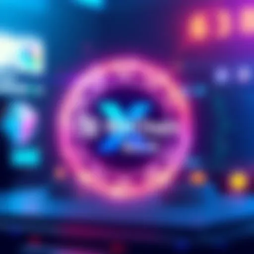 A promotional graphic showing the Riche Chain logo with text about the airdrop and competition on BitMart.