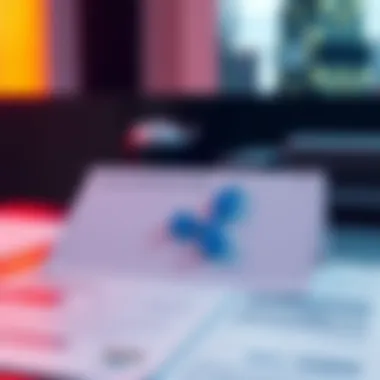 Ripple's logo displayed next to a national banking license document, symbolizing their application for banking status.