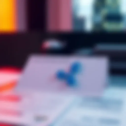 Ripple's logo displayed next to a national banking license document, symbolizing their application for banking status.