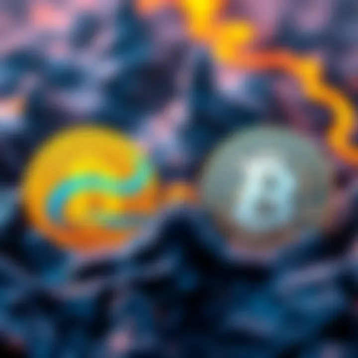 Comparing River and Strike for Bitcoin A visual comparison of River and Strike logos, with Bitcoin symbols highlighting their features and benefits in transactions.