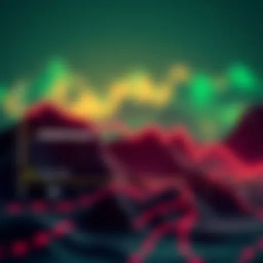 Graph showing decrease in Robinhood shares alongside a declining crypto revenue trend