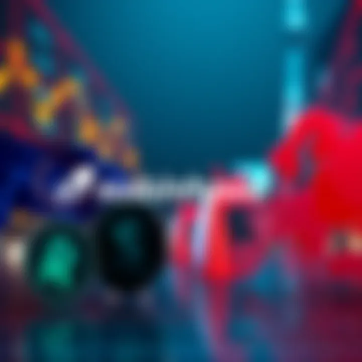 A digital graphic showing stock trading symbols with the Robinhood logo and European flags, representing the launch of tokenized U.S. stocks in Europe.