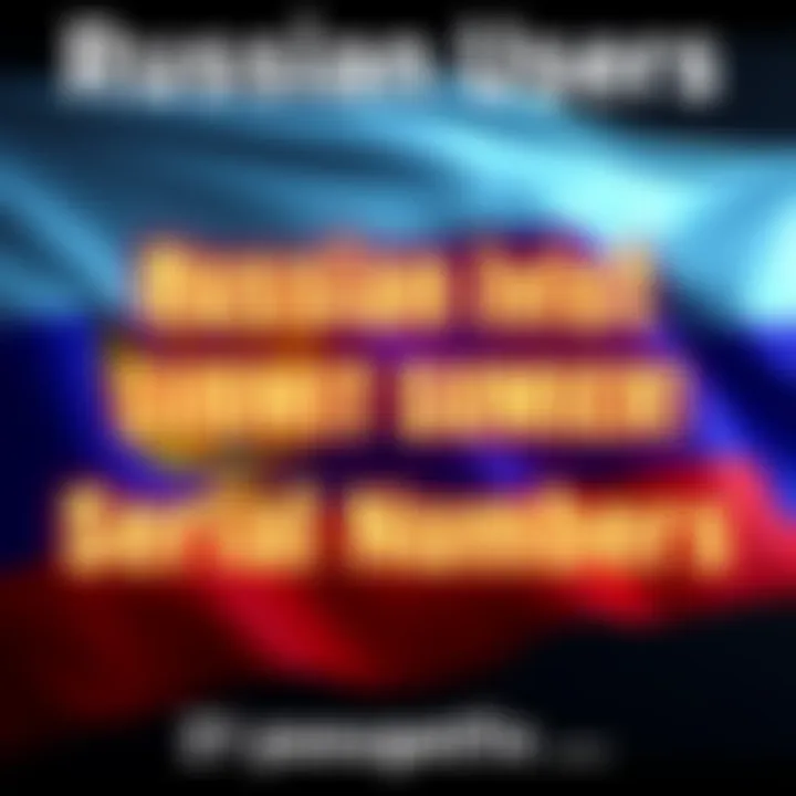 A graphic urging Russian users to submit their serial numbers for a fix regarding the 0 Node issue, featuring the Russian flag in the background.
