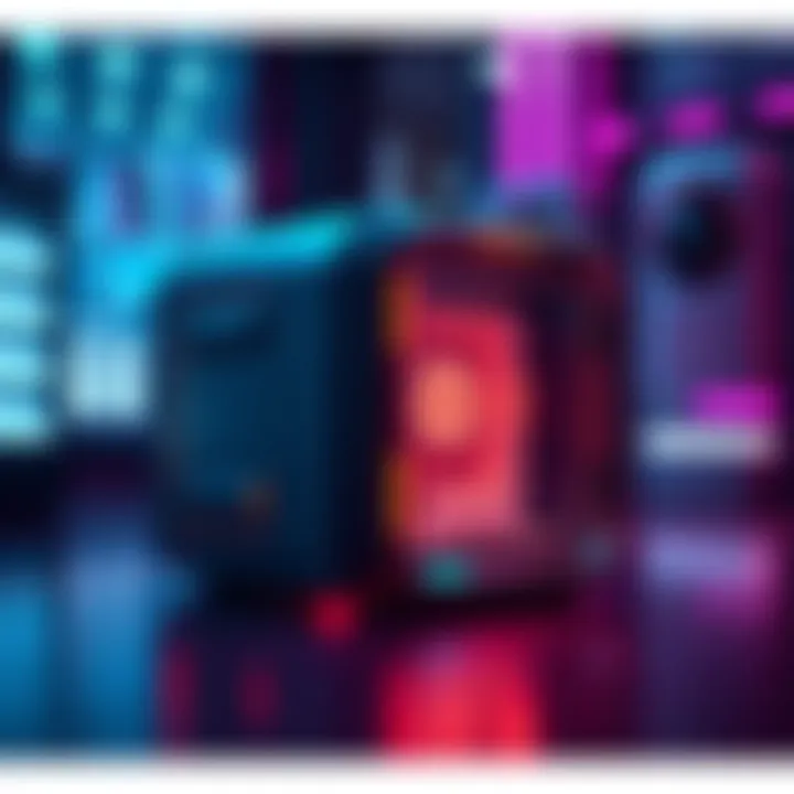 A modern concept design of the Safe 9 device showcasing its sleek features and security elements.
